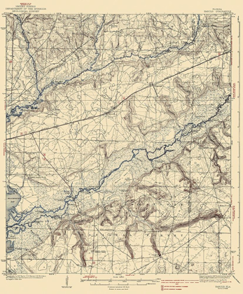 Picture of HAROLD FLORIDA QUAD - USGS 1938