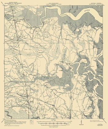 Picture of KINGSLAND FLORIDA GEORGIA QUAD - USGS 1918