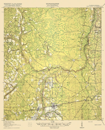 Picture of MACCLENNY FLORIDA GEORGIA QUAD - USGS 1918