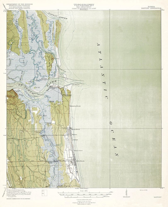 Picture of MAYPORT FLORIDA QUAD - USGS 1918