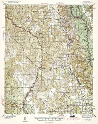 Picture of MUSCOGEE FLORIDA ALABAMA QUAD - USGS 1943