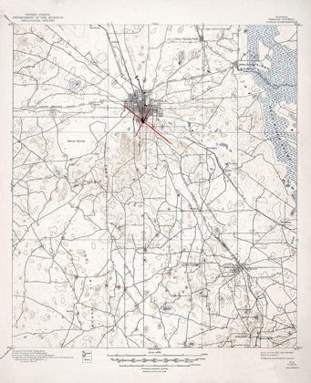 Picture of OCALA FLORIDA QUAD - USGS 1895