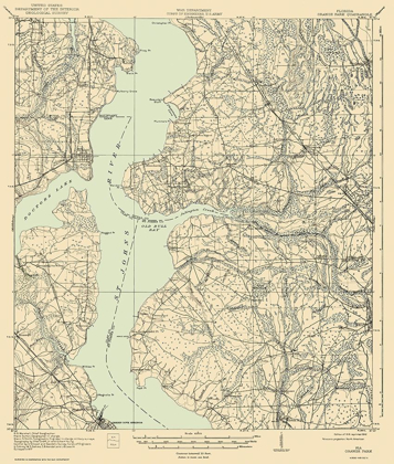 Picture of ORANGE PARK FLORIDA QUAD - USGS 1918