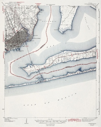 Picture of PENSACOLA FLORIDA QUAD - USGS 1942