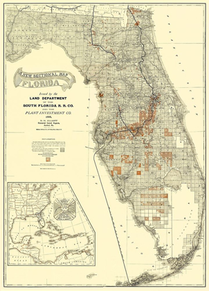 Picture of SOUTH FLORIDA RAILROAD CO - MATTHEWS 1888