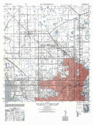 Picture of ST PETERSBURG FLORIDA SHEET - US ARMY 1947