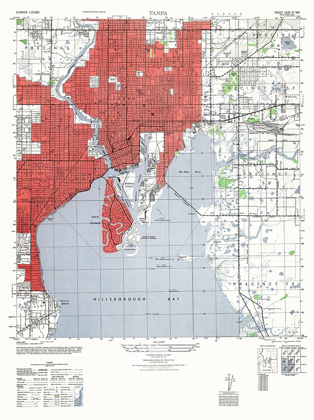 Picture of TAMPA FLORIDA SHEET - US ARMY 1947