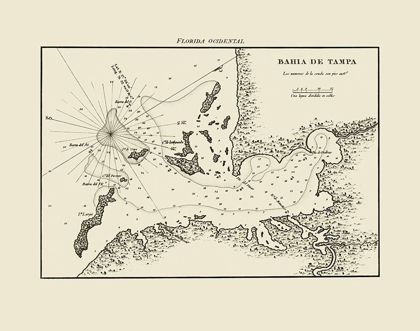 Picture of TAMPA BAY - DERICCION DE HIDROGRAFIA 1809