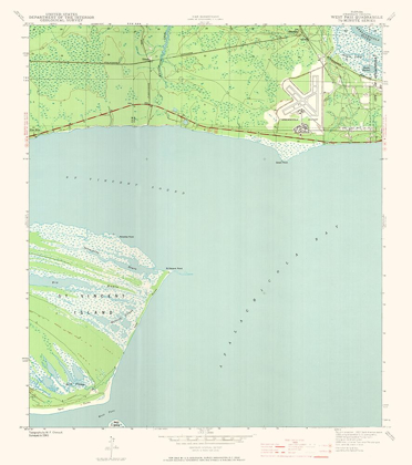 Picture of WEST PASS FLORIDA QUAD - USGS 1943
