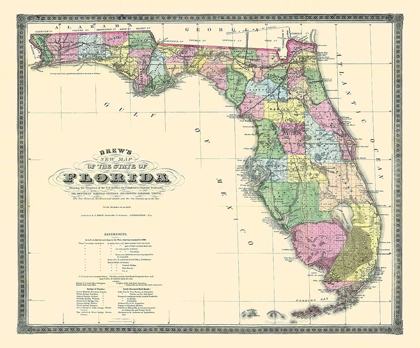 Picture of FLORIDA - DREW 1870