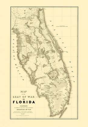 Picture of FLORIDA SECOND SEMINOLE WAR - STONE 1838