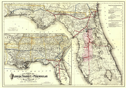 Picture of FLORIDA TRANSIT AND PENINSULA RAILROAD 1882