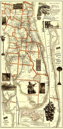 Picture of FLORIDA RAILROADS - MATTHEWS 1894