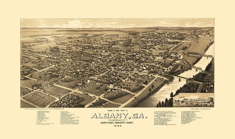 Picture of ALBANY GEORGIA - NORRIS 1885