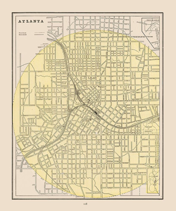 Picture of ATLANTA  GEORGIA - CRAM 1892