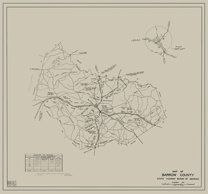 Picture of BARROW GEORGIA - HIGHWAY BOARD 1934