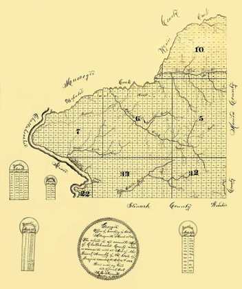 Picture of CHATTAHOOCHEE GEORGIA - GREEN 1866