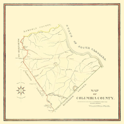Picture of COLUMBIA GEORGIA - MC DUFFIE 1871