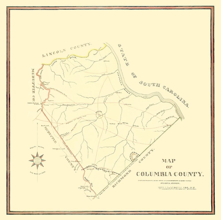 Picture of COLUMBIA GEORGIA - MC DUFFIE 1871