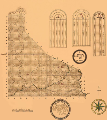 Picture of DAWSON GEORGIA - GREEN 1866