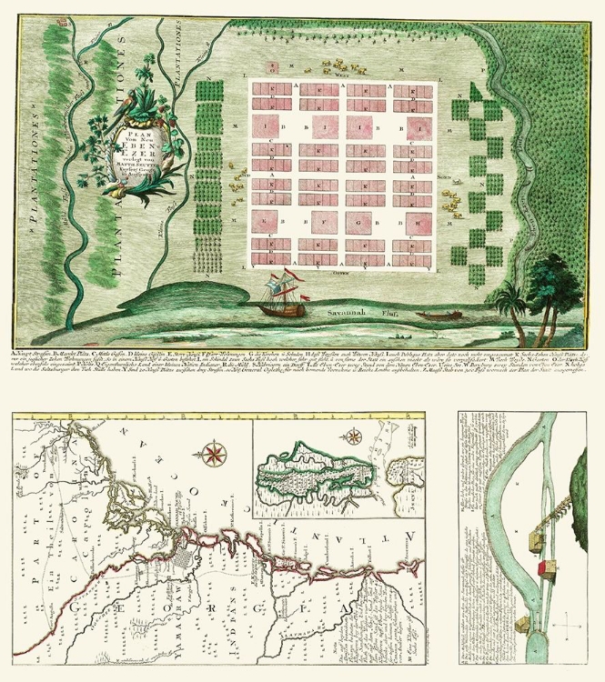 Picture of EBENEZER GEORGIA - SEUTTER 1747
