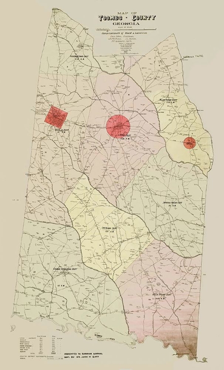 Picture of TOOMBS GEORGIA - HUDGINS 1913