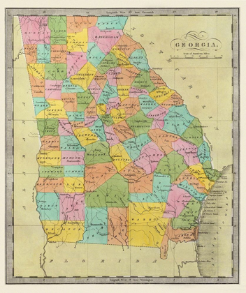 Picture of GEORGIA - BURR 1835
