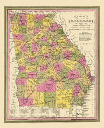 Picture of GEORGIA - MITCHELL 1846