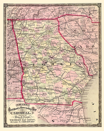 Picture of GEORGIA - CRAM 1875
