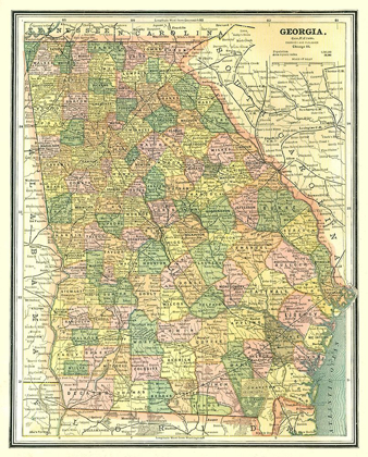 Picture of GEORGIA - CRAM 1886