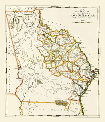 Picture of GEORGIA - LEWIS 1817