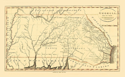 Picture of GEORGIA - REID 1796
