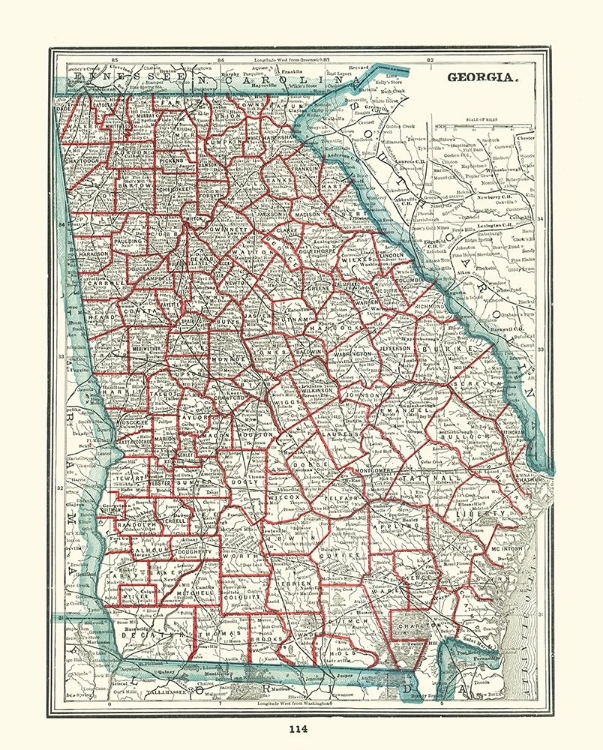 Picture of GEORGIA - RATHBUN 1893