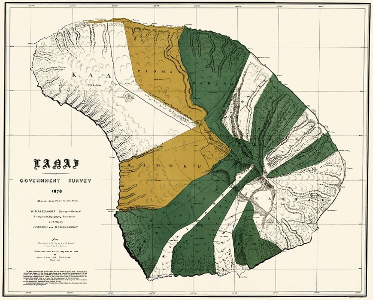 Picture of LANAI HAWAII - BIEN 1878