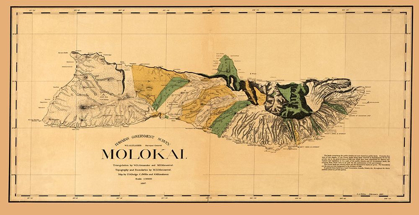Picture of MOLOKAI HAWAII - WILLIS 1897