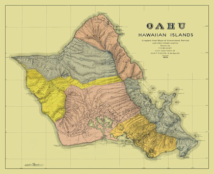 Picture of OAHU HAWAII - BEASLEY 1899