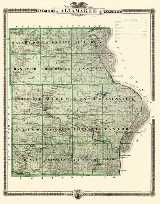 Picture of ALLAMAKEE IOWA LANDOWNER - ANDREAS 1874