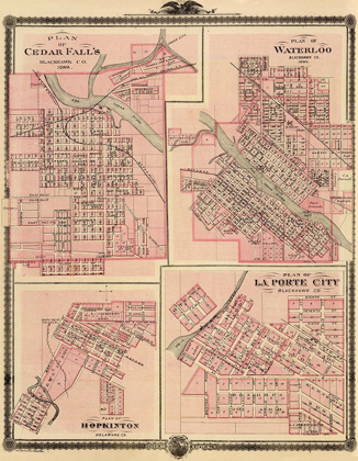 Picture of CEDAR FALLS, WATERLOO IOWA - ANDREAS 1874