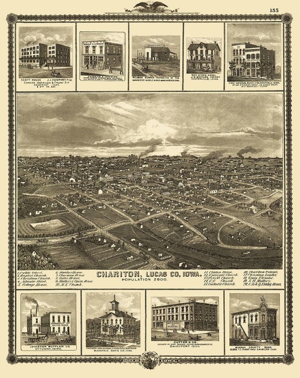 Picture of CHARITON IOWA - ANDREAS 1875