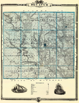 Picture of DECATUR IOWA LANDOWNER - ANDREAS 1875