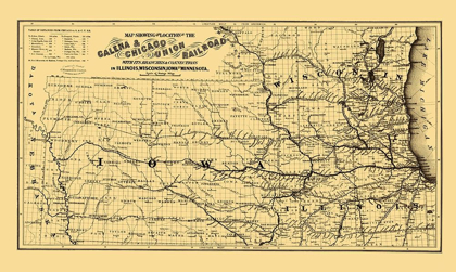 Picture of GALENA AND CHICAGO UNION RAILROAD - COLTON 1862