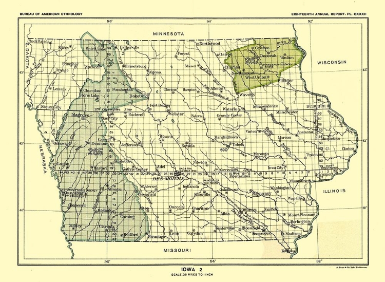 Picture of IOWA - HOEN 1896