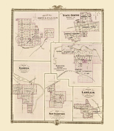 Picture of IOWA FALLS, NASHUA, FAYETTE, STATE CENTRE IOWA