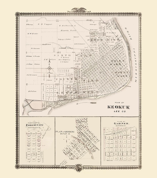 Picture of KEOKUK, FOREST CITY, GREENE, GARNER IOWA