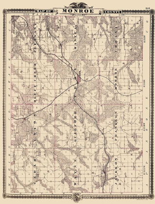 Picture of MONROE IOWA - SHOBER 1875