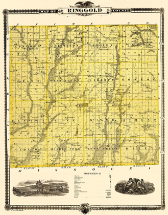 Picture of RINGGOLD IOWA LANDOWNER - ANDREAS 1875