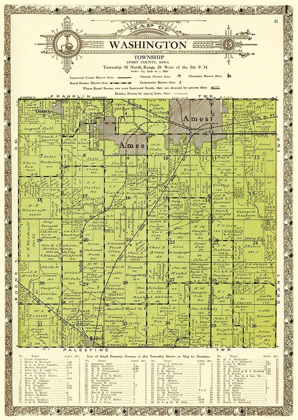 Picture of WASHINGTON IOWA LANDOWNER - KENYON 1926