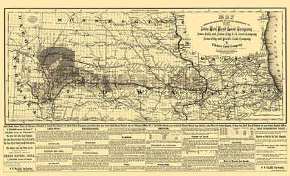 Picture of IOWA RAILROAD LAND COMPANY - COLTON 1871