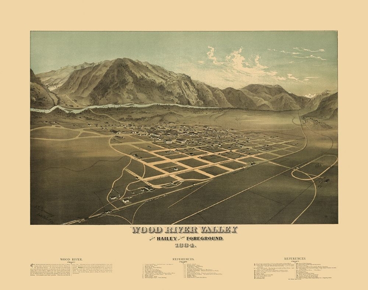 Picture of WOOD RIVER VALLEY IDAHO - BROWNING 1884