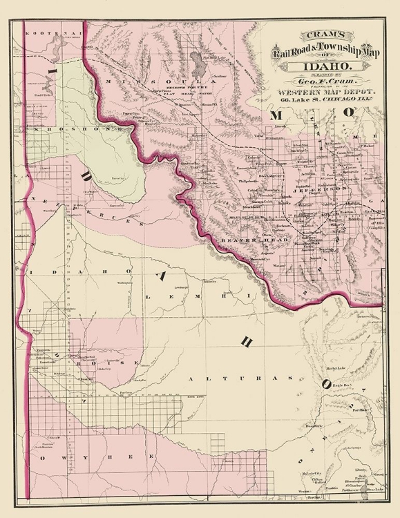 Picture of IDAHO - CRAM 1875